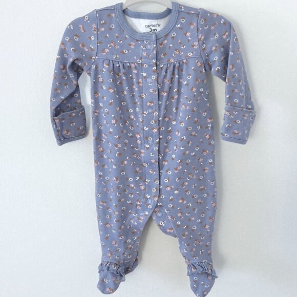 Baby Girl 0-3M Fall/Winter Bundle - Pink & Blue - Carter's/Gap - Picture 2 of 13